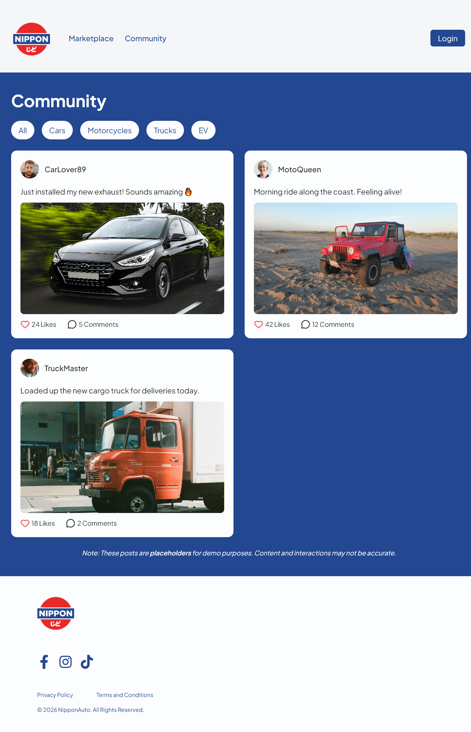 NipponAuto Web App Preview 3