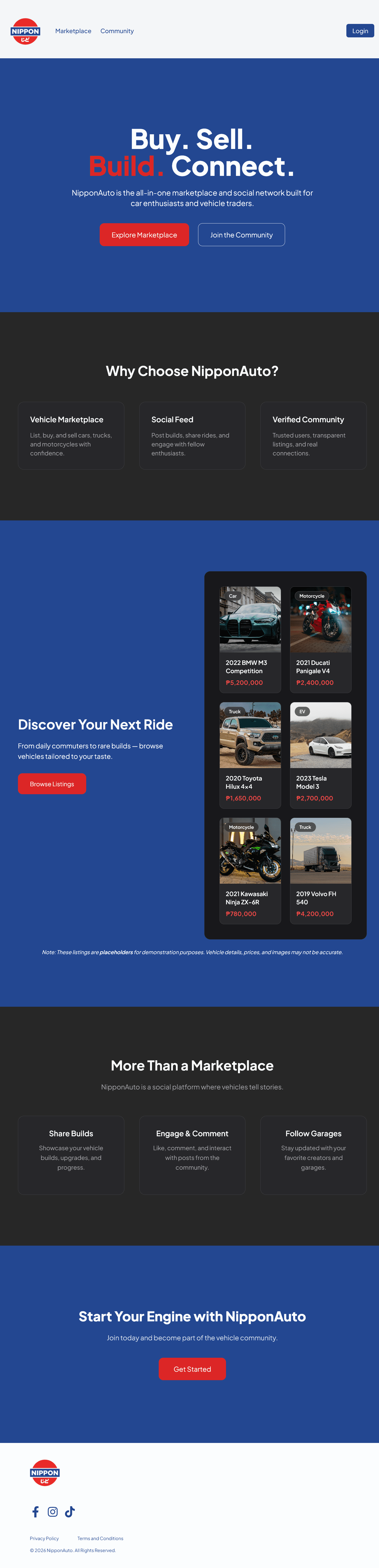 NipponAuto Web App Preview 1