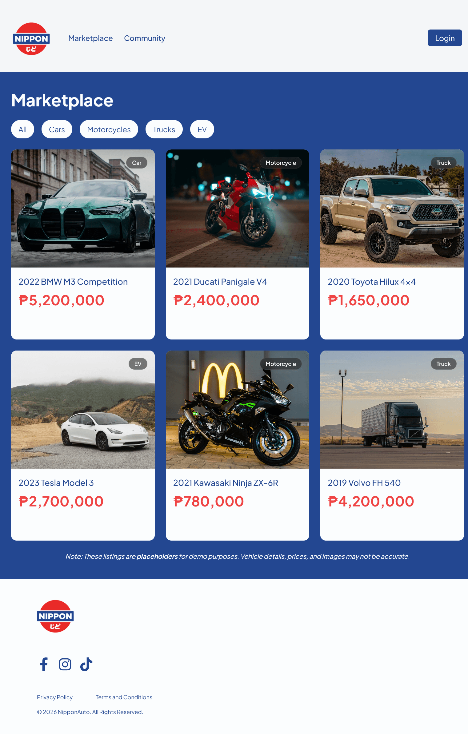 NipponAuto Web App Preview 2